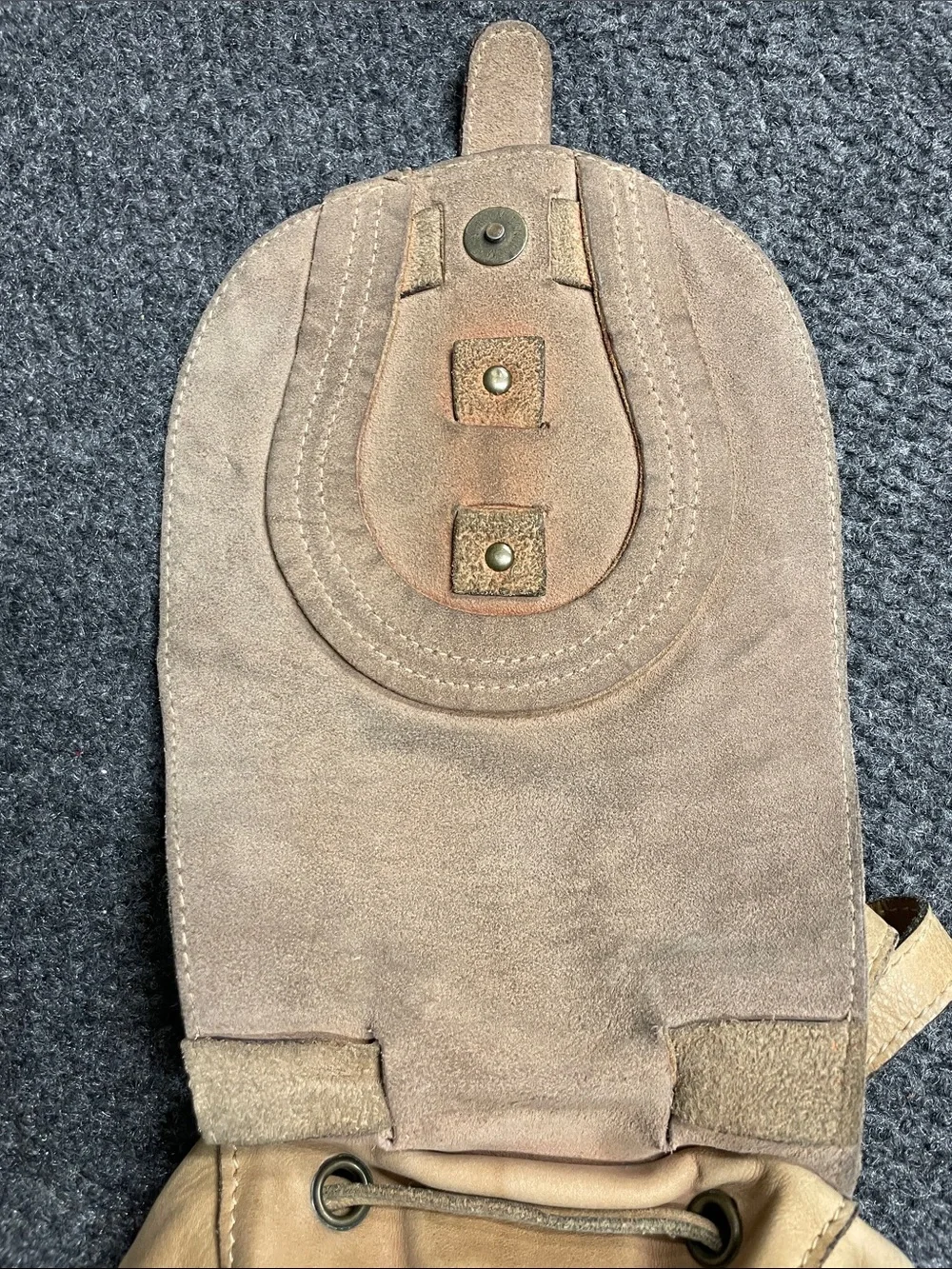 Patricia Nash Vasto Italian Leather Backpack Tan